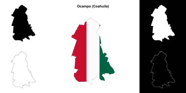 Ocampo Belediyesi (Coahuila) ana hat haritası belirlendi