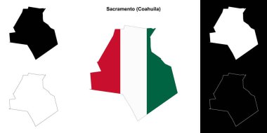 Sacramento belediyesi (Coahuila) ana hat haritası ayarlandı