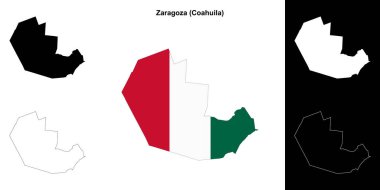 Zaragoza belediyesi (Coahuila) ana hat haritası ayarlandı
