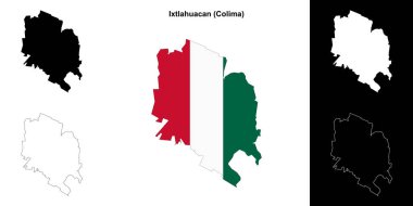 Ixtlahuacan belediyesi (Colima) ana hat haritası seti
