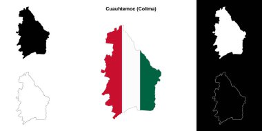 Cuauhtemoc belediyesi (Colima) ana hat haritası ayarlandı