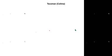 Tecoman Belediyesi (Colima) ana hat haritası seti