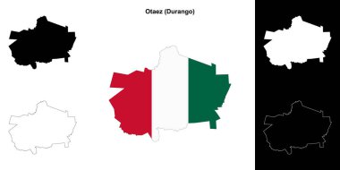 Otaez belediyesi (Durango) ana hat haritası seti
