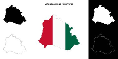Ahuacuotzingo belediyesi (Guerrero) ana hat haritası ayarlandı