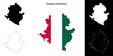 Acapulco belediyesi (Guerrero) ana hat haritası ayarlandı