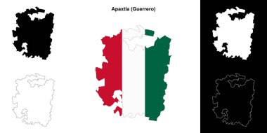 Apaxtla belediyesi (Guerrero) ana hat haritası ayarlandı