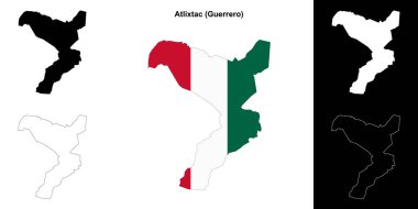 Atlixtac belediyesi (Guerrero) ana hat haritası ayarlandı