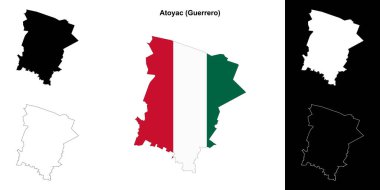 Atoyac belediyesi (Guerrero) ana hat haritası ayarlandı