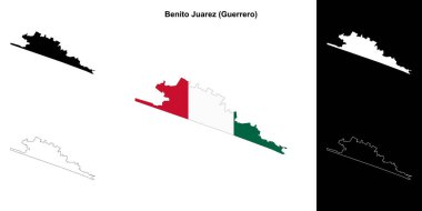 Benito Juarez belediyesi (Guerrero) ana hat haritası belirlendi