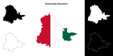 Buenavista belediyesi (Guerrero) ana hat haritası belirlendi