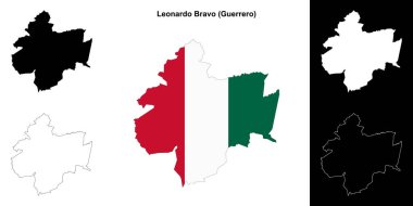 Leonardo Bravo belediyesi (Guerrero) ana hat haritası belirlendi