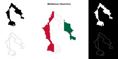 Metlatonoc belediyesi (Guerrero) ana hat haritası belirlendi