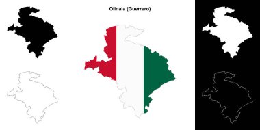 Olinala Belediyesi (Guerrero) ana hat haritası belirlendi