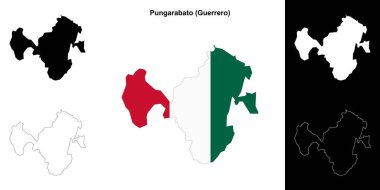 Pungarabato Belediyesi (Guerrero) ana hat haritası belirlendi