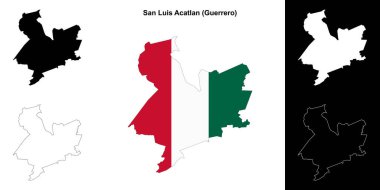 San Luis Acatlan Belediyesi (Guerrero) ana hat haritası belirlendi