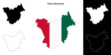 Taxco Belediyesi (Guerrero) ana hat haritası belirlendi
