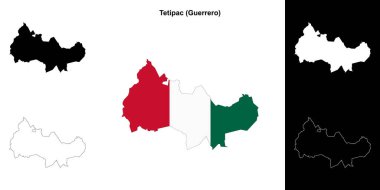 Tetipac Belediyesi (Guerrero) ana hat haritası belirlendi