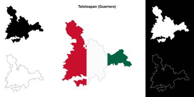 Teloloapan belediyesi (Guerrero) ana hat haritası belirlendi