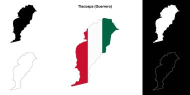 Tlacoapa belediyesi (Guerrero) ana hat haritası ayarlandı