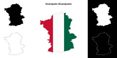 Guanajuato belediyesi (Gunajuato) ana hat haritası ayarlandı