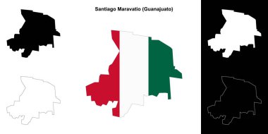 Santiago Maravatio Belediyesi (Gunajuato) ana hat haritası belirlendi