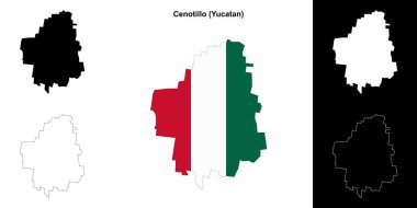 Cenotillo Belediyesi (Yucatan) ana hat haritası belirlendi