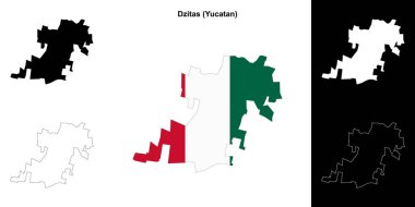 Dzitas belediyesi (Yucatan) ana hat haritası belirlendi