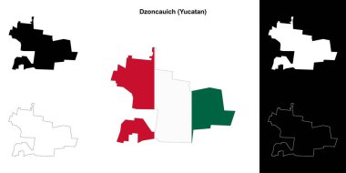 Dzoncauich Belediyesi (Yucatan) ana hat haritası belirlendi