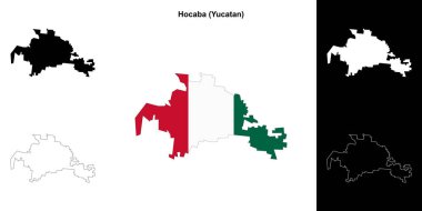 Hocaba Belediyesi (Yucatan) ana hat haritası seti
