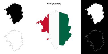 Huhi belediyesi (Yucatan) ana hat haritası belirlendi