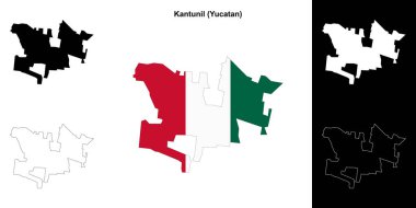 Kantunil Belediyesi (Yucatan) ana hat haritası belirlendi