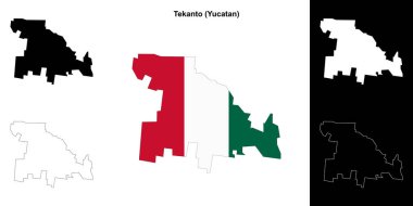 Tekanto belediyesi (Yucatan) ana hat haritası belirlendi