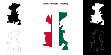 Telchac Pueblo belediyesi (Yucatan) ana hat haritası belirlendi