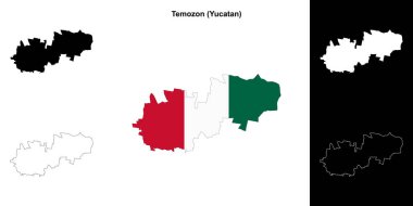 Temozon belediyesi (Yucatan) ana hat haritası belirlendi