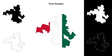Ticul belediyesi (Yucatan) ana hat haritası belirlendi