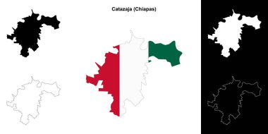 Catazaja belediyesi (Chiapas) ana hat haritası ayarlandı