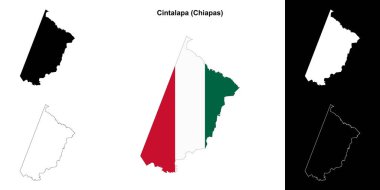 Cintalapa belediyesi (Chiapas) ana hat haritası seti