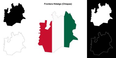 Frontera Hidalgo belediyesi (Chiapas) ana hat haritası belirlendi