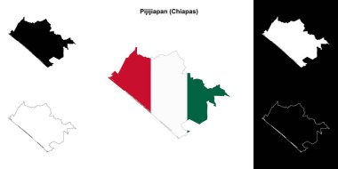 Pijiapan belediyesi (Chiapas) ana hat haritası ayarlandı