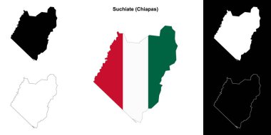 Başarı belediyesi (Chiapas) ana hat haritası seti