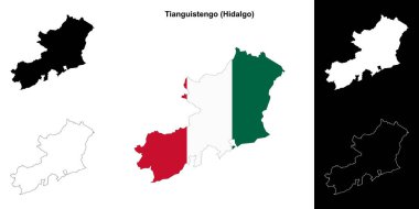 Tianguistengo belediyesi (Hidalgo) ana hat haritası belirlendi