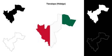 Tlanalapa belediyesi (Hidalgo) ana hat haritası ayarlandı