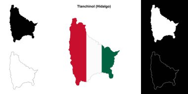 Tlanchinol belediyesi (Hidalgo) ana hat haritası ayarlandı