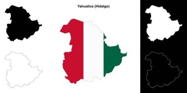 Yahualica belediyesi (Hidalgo) ana hat haritası belirlendi