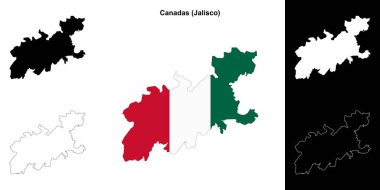 Kanada belediyesi (Jalisco) ana hat haritası seti
