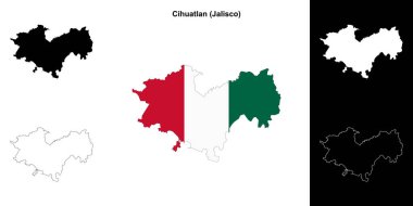 Cihuatlan belediyesi (Jalisco) ana hat haritası ayarlandı