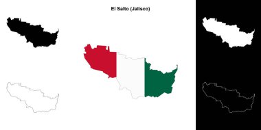 El Salto belediyesi (Jalisco) ana hat haritası seti