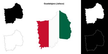 Guadalajara belediyesi (Jalisco) ana hat haritası ayarlandı