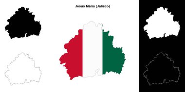 Jesus Maria belediyesi (Jalisco) ana hat haritası seti