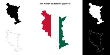 San Martin de Bolanos belediyesi (Jalisco) ana hat haritası belirlendi